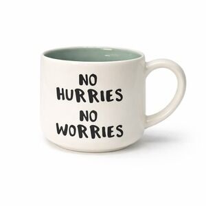 Whimsical Cupboard No Hurries No Worries Sloth Mug Small Ceramic Coffee Cup